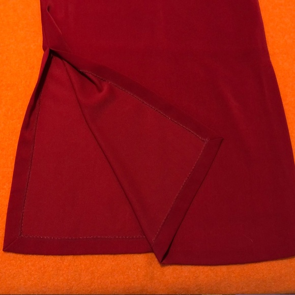 Vintage Marie Claire maxi red skirt made in Canada EUC (as new) - Picture 6 of 11